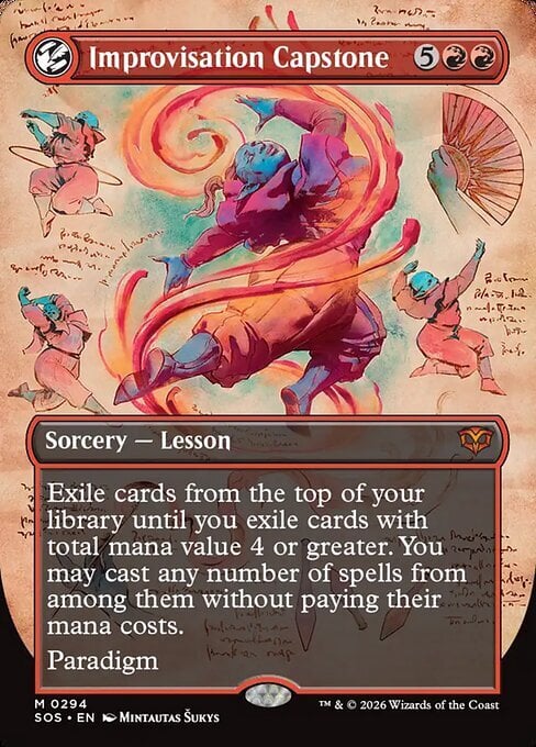 Improvisation Capstone Card Front