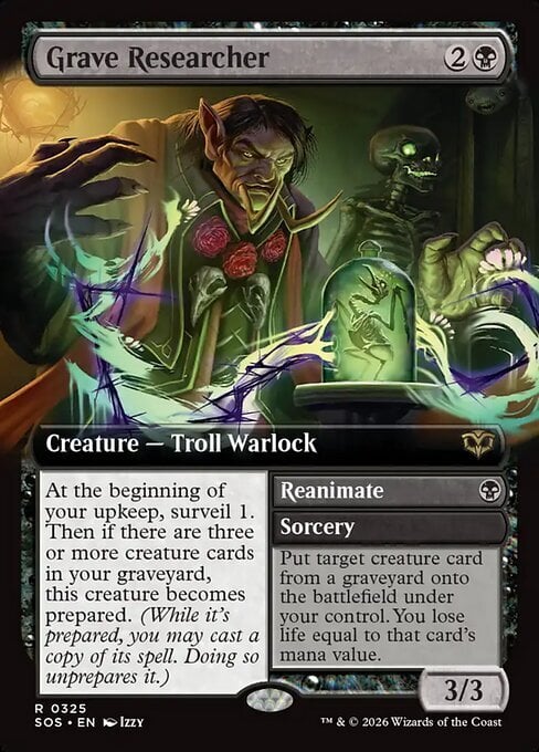 Grave Researcher // Reanimate Card Front
