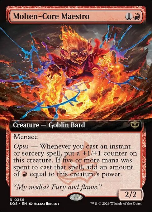 Molten-Core Maestro Card Front