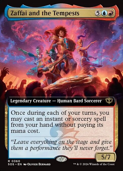 Zaffai and the Tempests Card Front