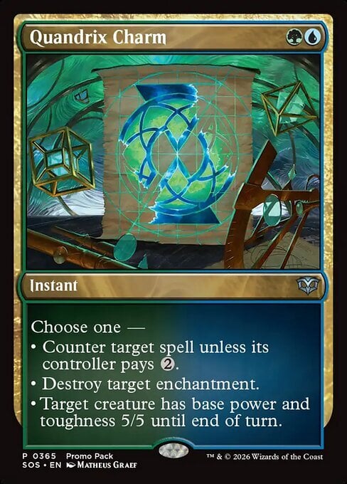 Quandrix Charm Card Front