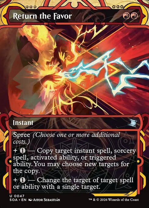 Restituire il Favore Card Front