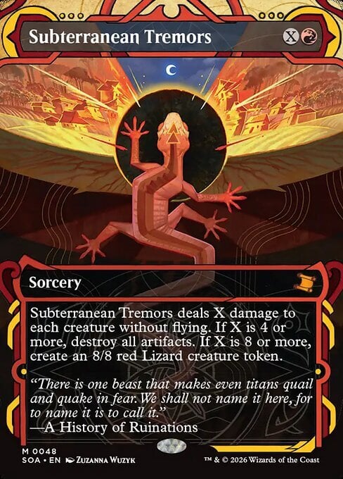 Subterranean Tremors Card Front