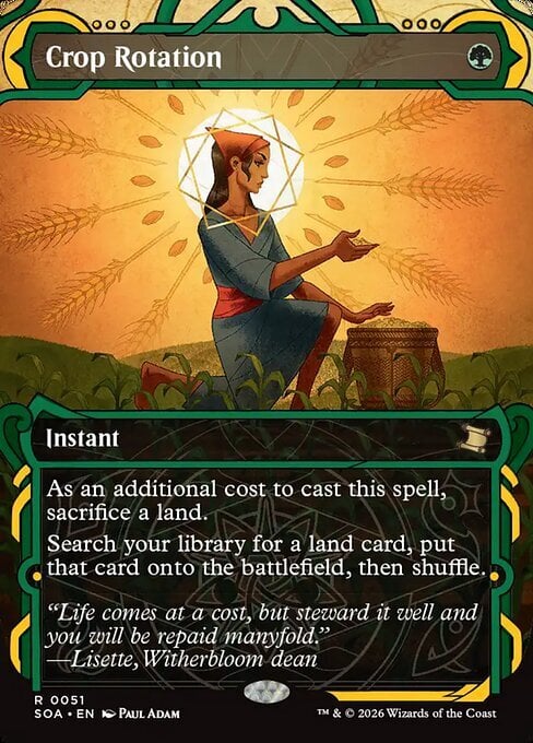 Rotazione del Raccolto Card Front