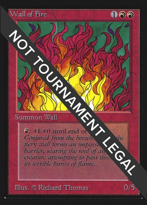 Wall of Fire Card Front
