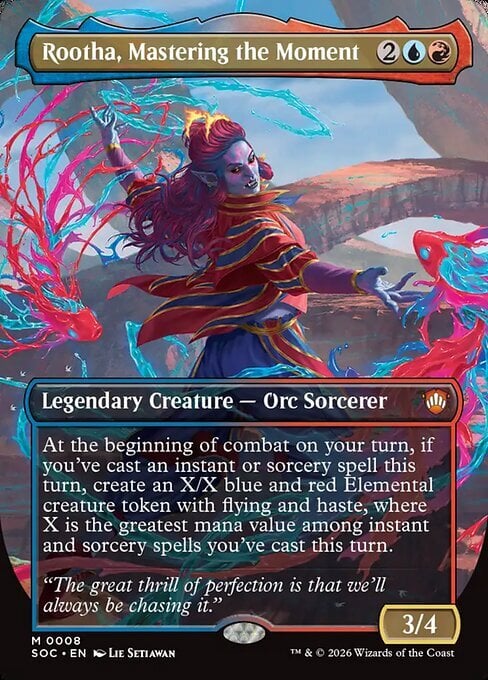Rootha, Mastering the Moment Card Front