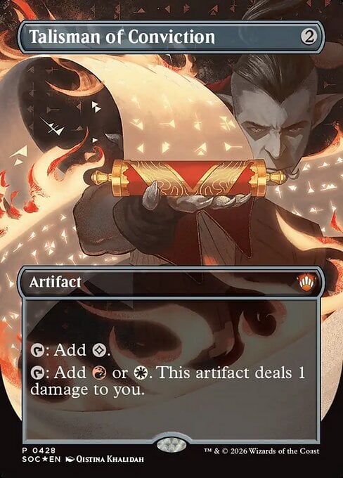 Talisman of Conviction Card Front