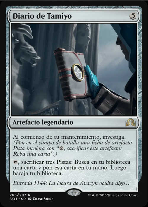 Tamiyo's Journal Card Front