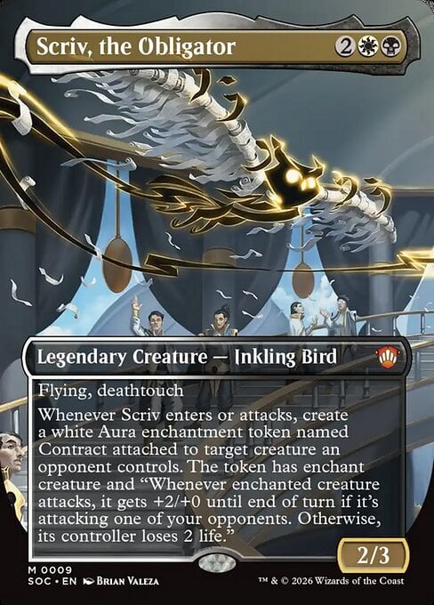Scriv, the Obligator Card Front