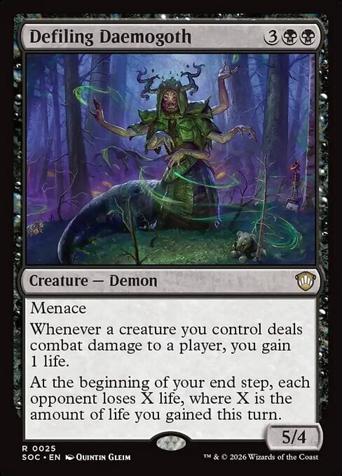 Defiling Daemogoth Card Front
