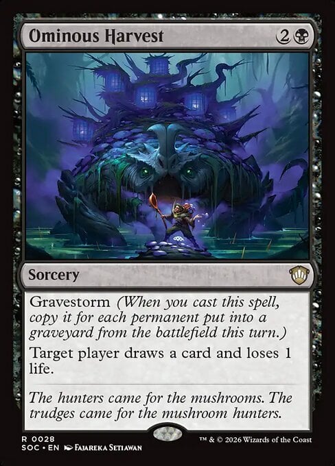 Ominous Harvest Card Front