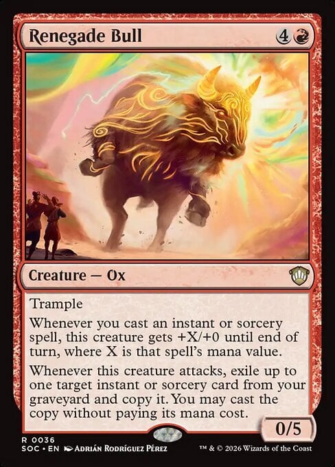 Renegade Bull Card Front