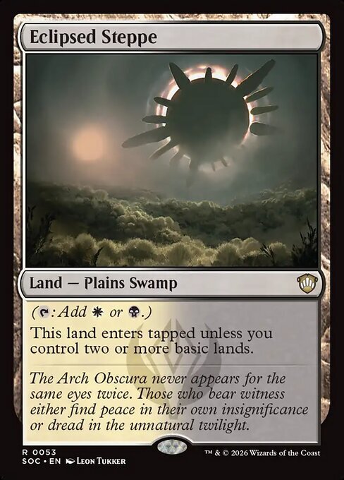 Eclipsed Steppe Card Front