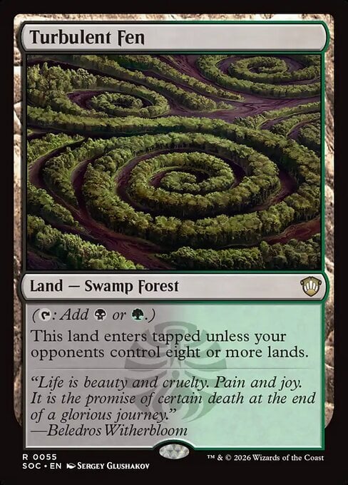Turbulent Fen Card Front