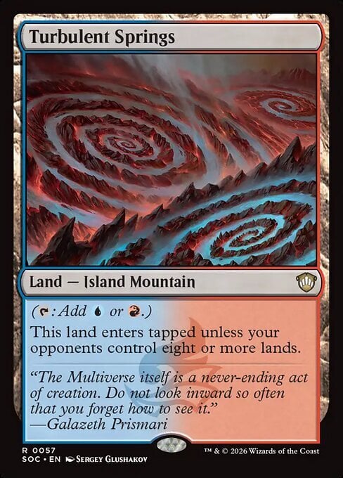 Turbulent Springs Card Front