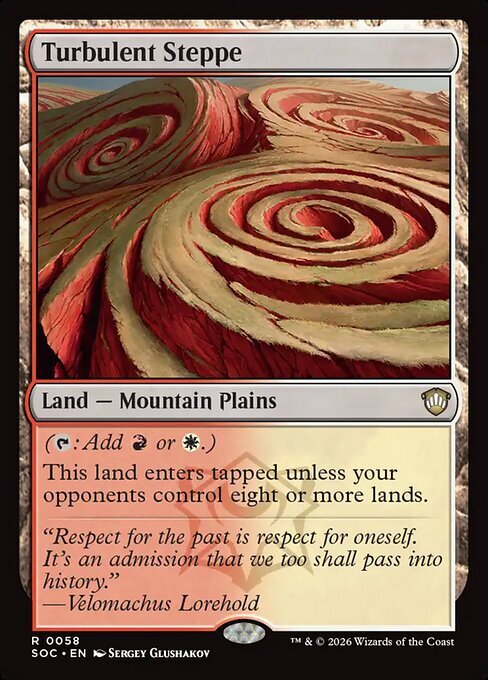 Turbulent Steppe Card Front