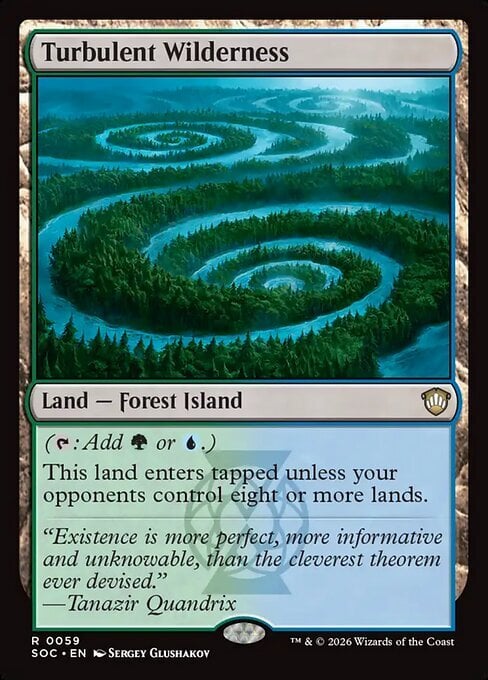 Turbulent Wilderness Card Front