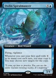 Owlin Spiralmancer · Extended Art 072