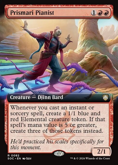 Prismari Pianist Card Front