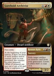 Lorehold Archivist // Restore Relic · Extended Art 097