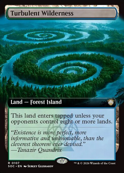 Turbulent Wilderness Card Front