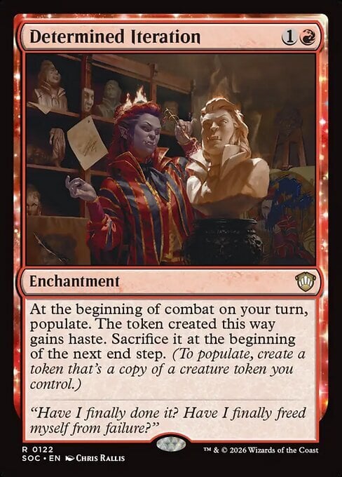 Determined Iteration Card Front