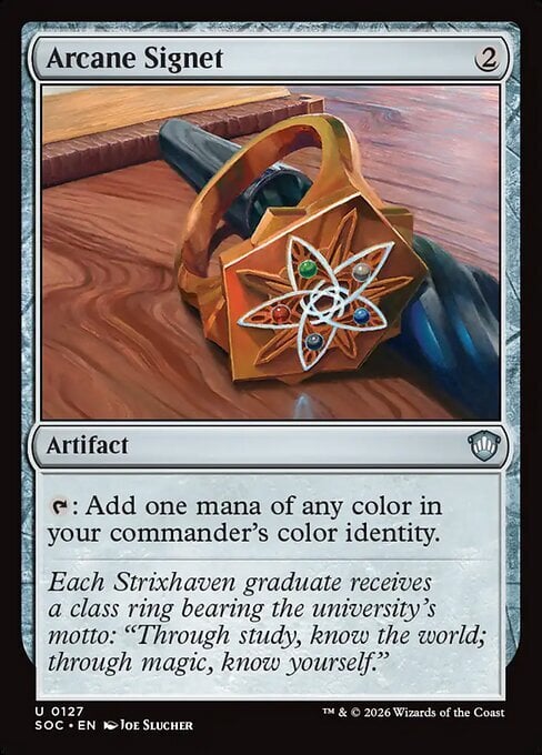 Sigillo Arcano Card Front