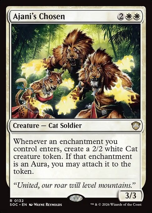 Prescelti di Ajani Card Front