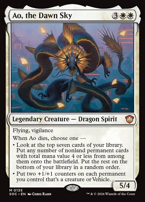 Ao, il Cielo all'Alba Card Front