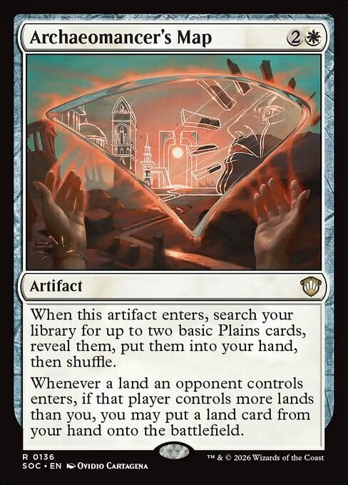 Mappa dell'Archeomante Card Front