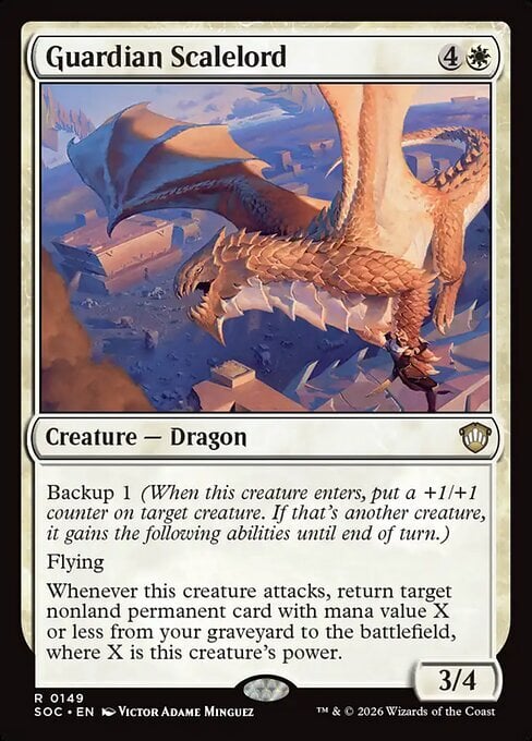 Signora della Scaglia Guardiana Card Front