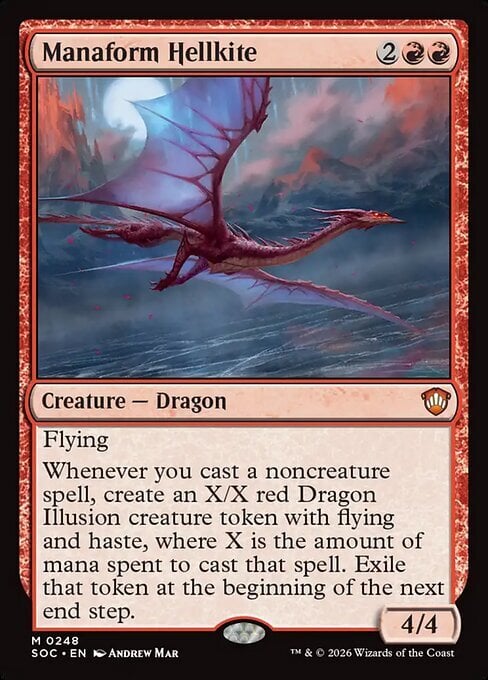 Manaform Hellkite Card Front