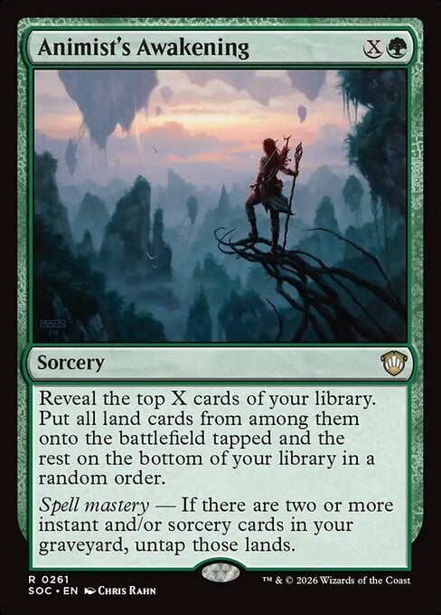 Animist's Awakening Card Front