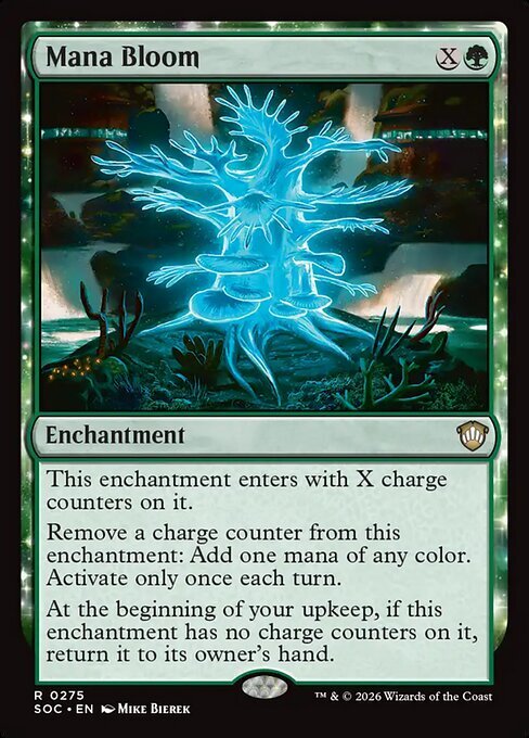 Florecimiento de maná Frente