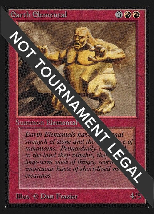 Elementale della Terra Card Front