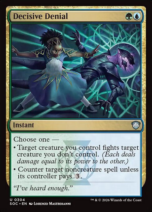 Decisive Denial Card Front