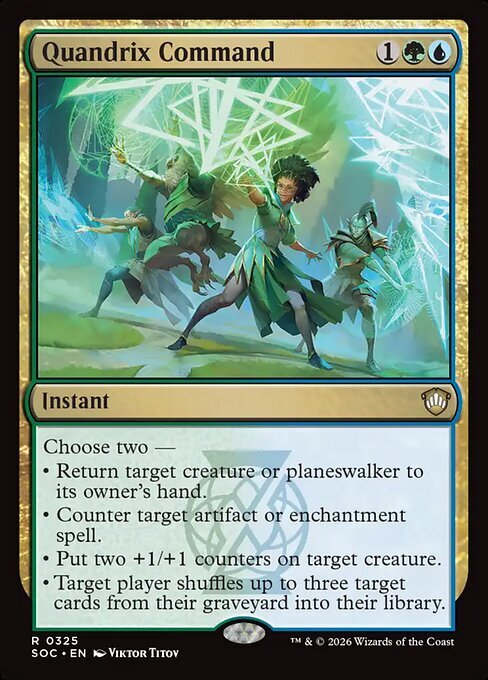 Comando di Quandrix Card Front