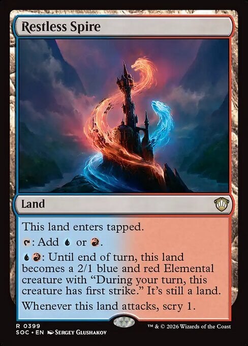 Restless Spire Card Front