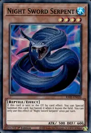 Night Sword Serpent · Super Rare 020sr