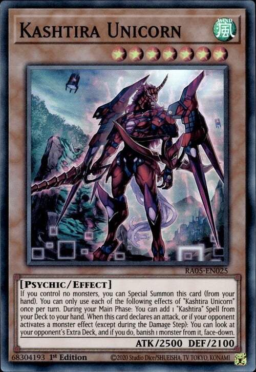 Kashtira Unicornio Frente