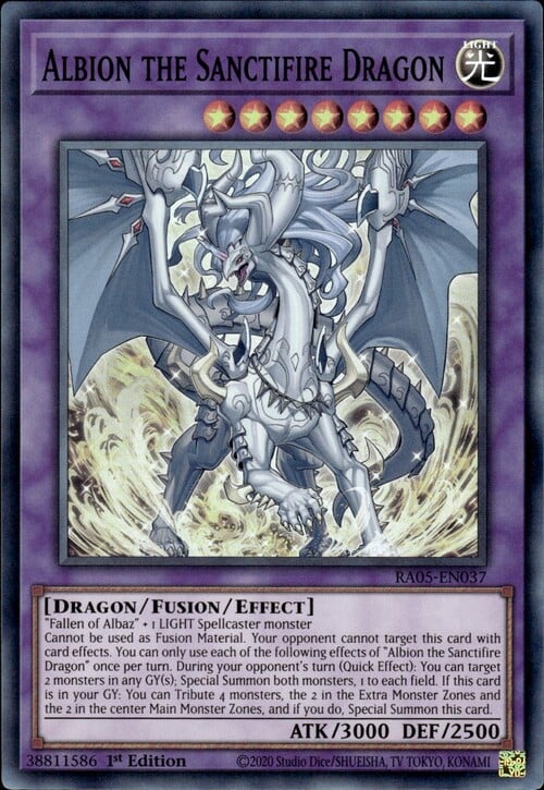Albion il Drago Santifuoco Card Front