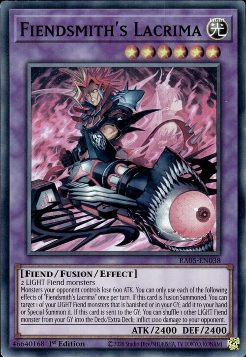 Fiendsmith's Lacrima Card Front