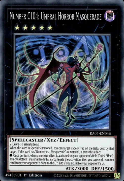 Number C104: Umbral Horror Masquerade Card Front
