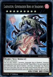 Laevatein, Generaider Boss of Shadows · Super Rare 051sr