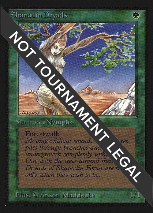 Shanodin Dryads Card Front
