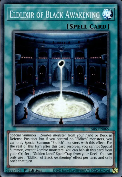 Arcalixir del Despertar Negro Frente