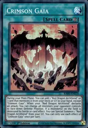 Crimson Gaia · Super Rare 070sr