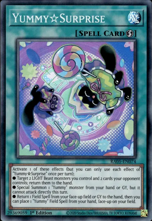 Yummy☆Surprise Card Front