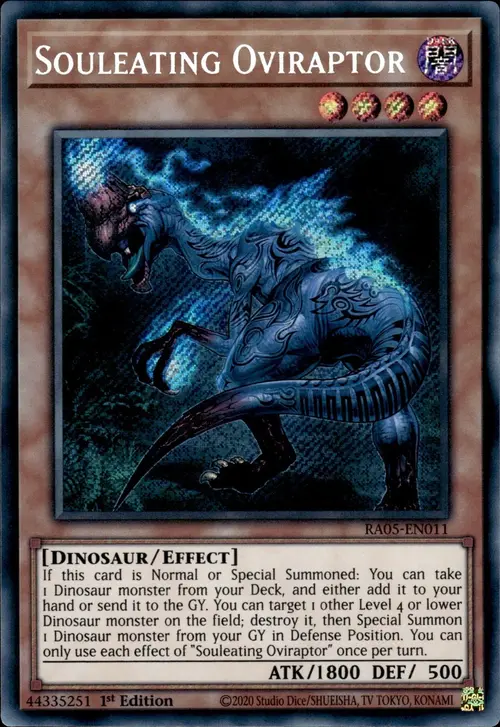 Souleating Oviraptor Card Front
