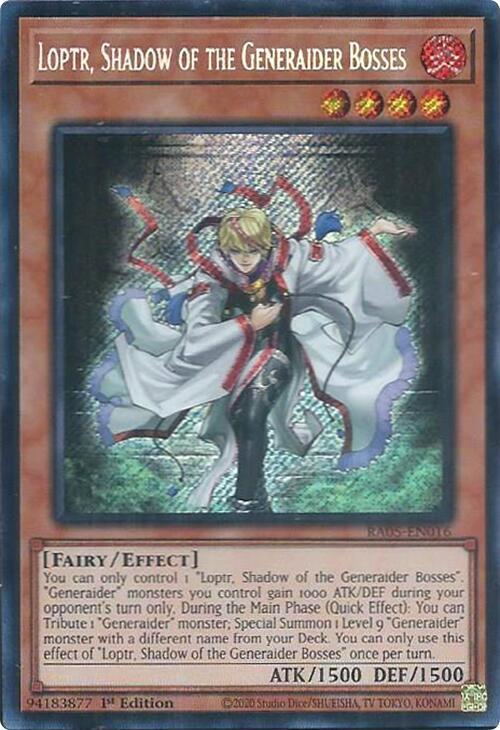 Loptr, Shadow of the Generaider Bosses Card Front